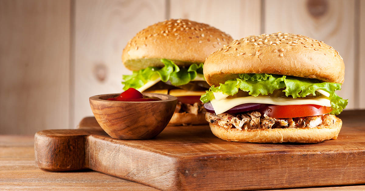 pulykaburger recept