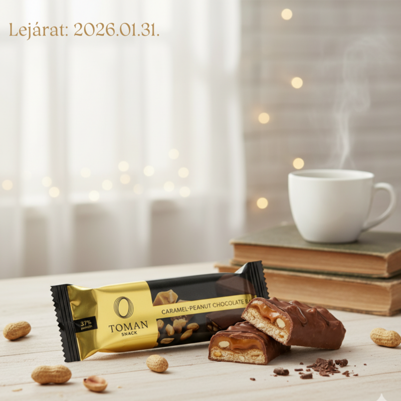 Karamellás-földimogyorós csokoládé