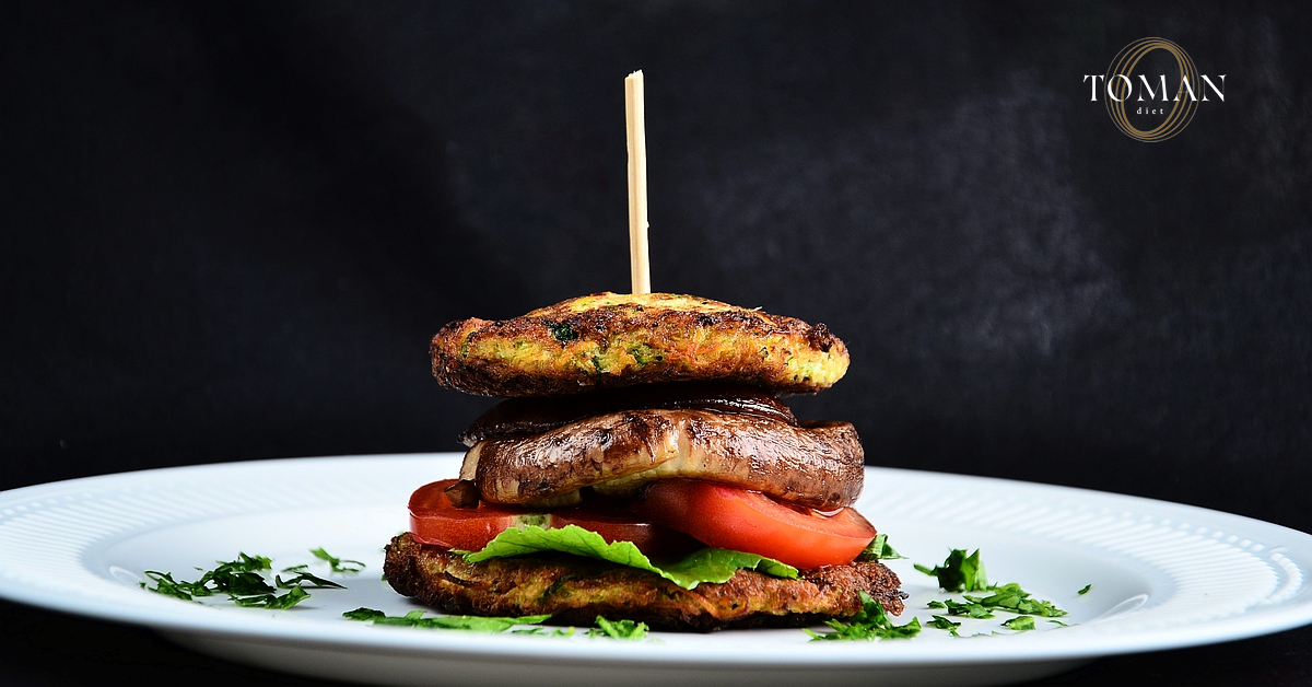 Diétás cukkiniburger