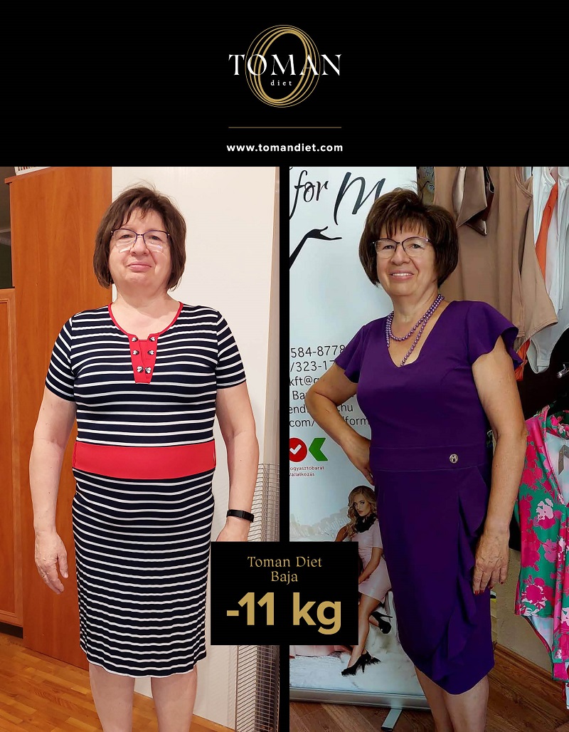 Toman Diet sikersztori Baja