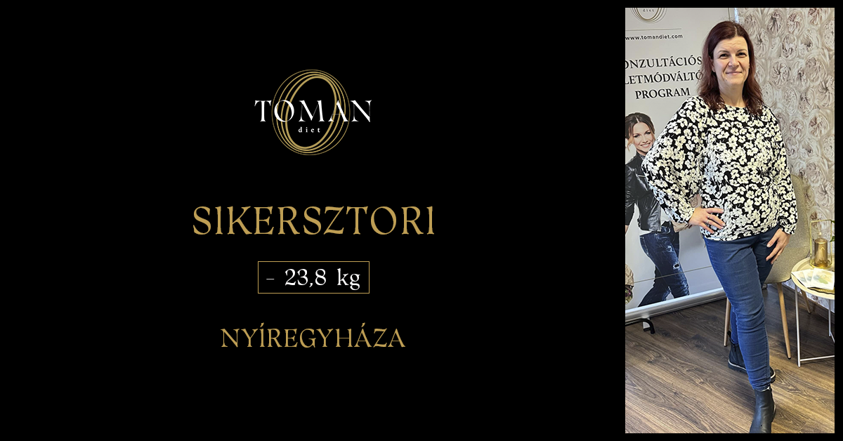 23 kilós sikeres fogyás