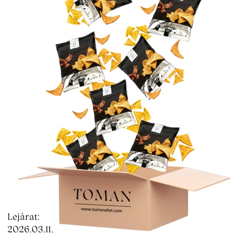 Bacon ízű tortitos 10 darabos csomag